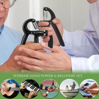 5 - Piece Hand Grip Kit for Forearm Exercises - FitSpectra
