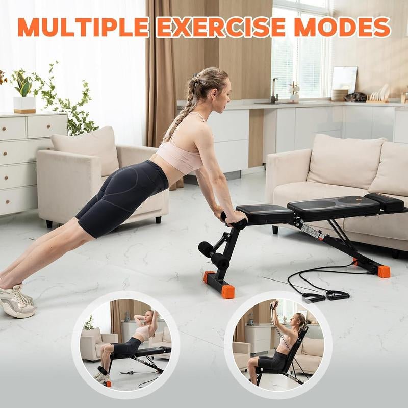 7 Adjustable Positions Fitness Bench - FitSpectra