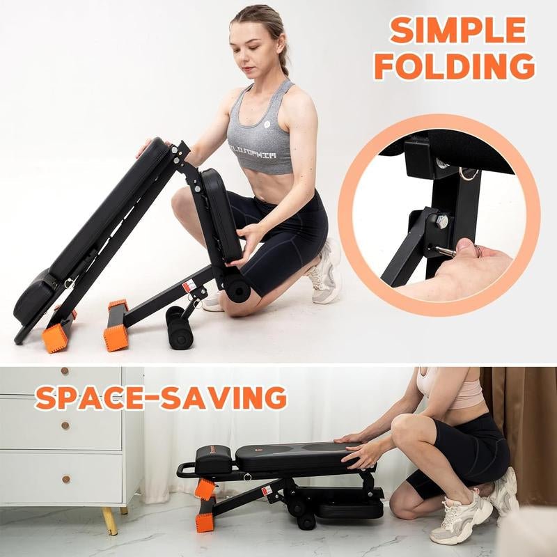 7 Adjustable Positions Fitness Bench - FitSpectra