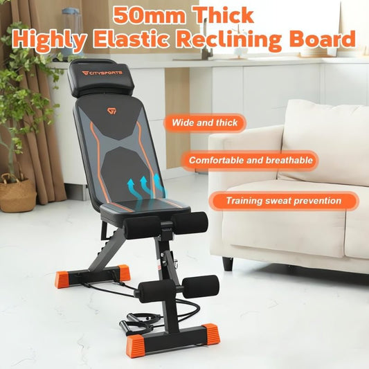 7 Adjustable Positions Fitness Bench - FitSpectra