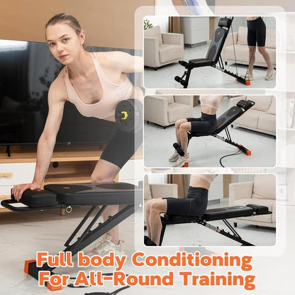 7 Adjustable Positions Fitness Bench - FitSpectra