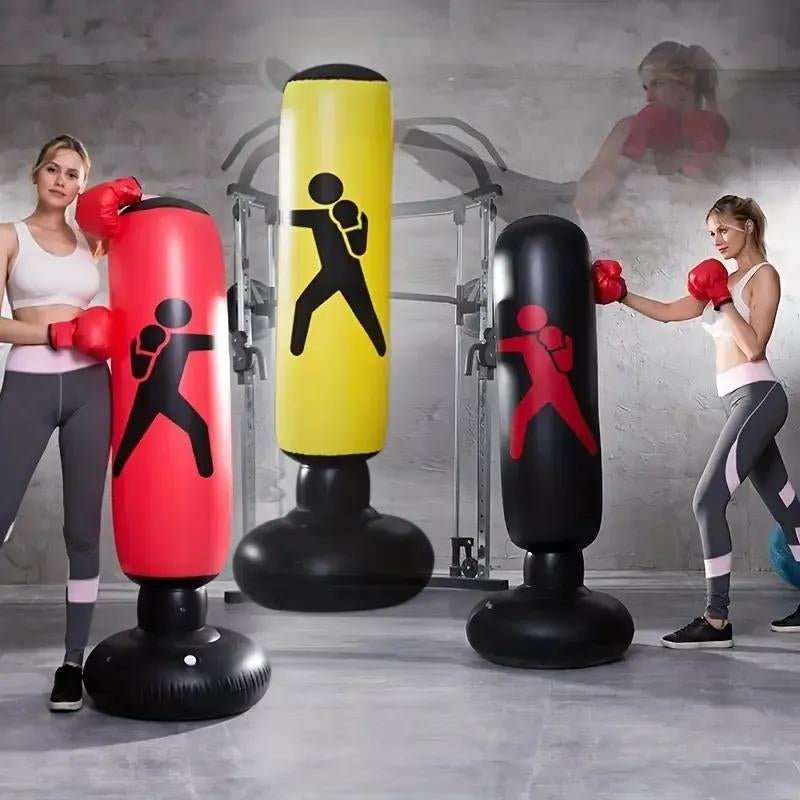Durable Home Boxing Bag with Non - Slip Base - FitSpectra