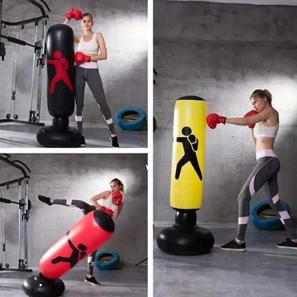 Durable Home Boxing Bag with Non - Slip Base - FitSpectra