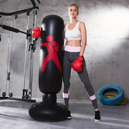 Durable Home Boxing Bag with Non - Slip Base - FitSpectra