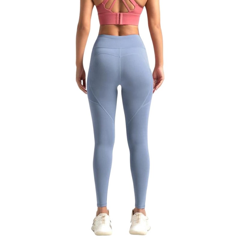 High Waist Pocket Sports Tummy Control Yoga Leggings - FitSpectra