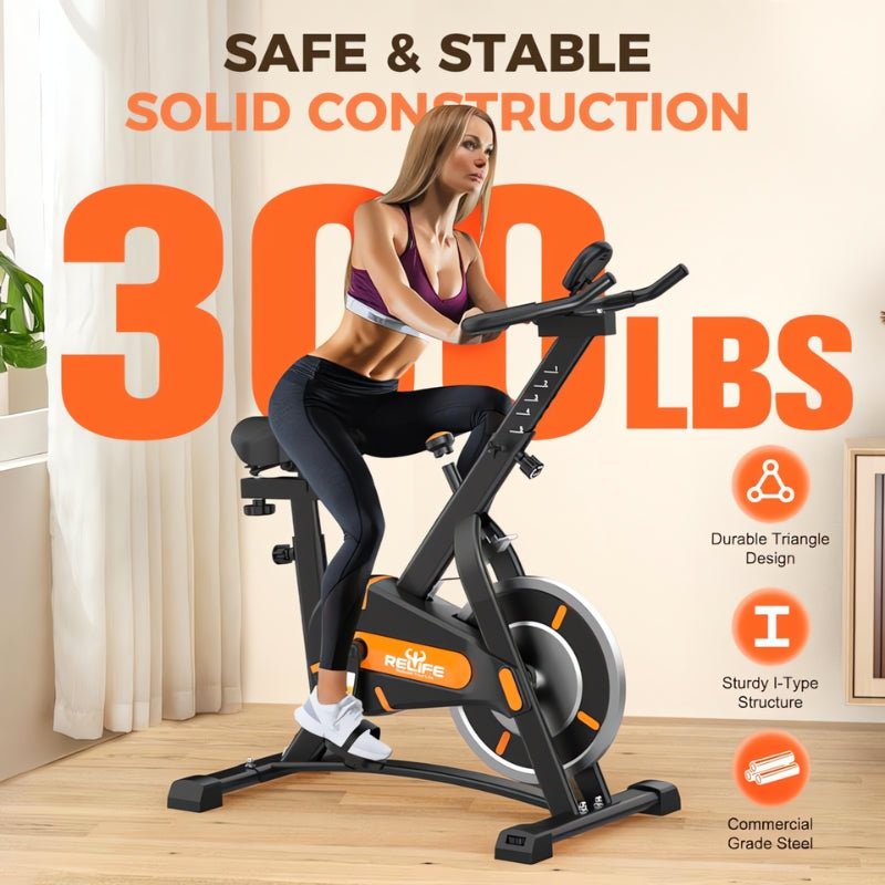 Total-Body Spin: Indoor Cycling Bike for Ultimate Exercise - FitSpectra