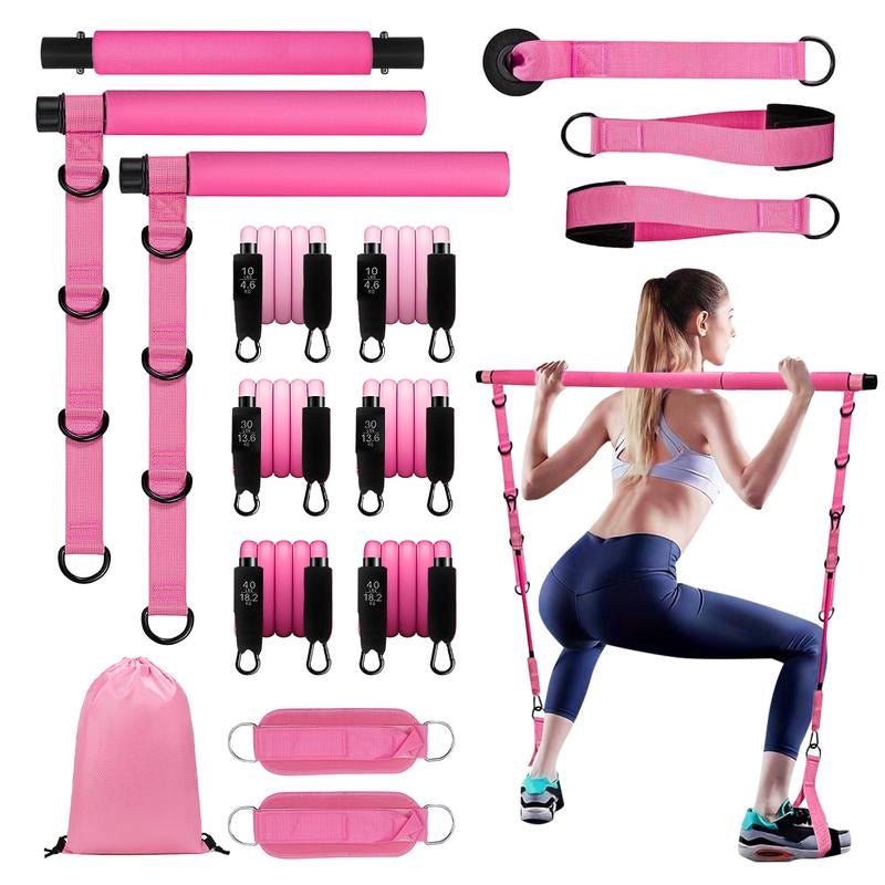 Ultimate Pilates Bar Resistance Bands Kit - FitSpectra