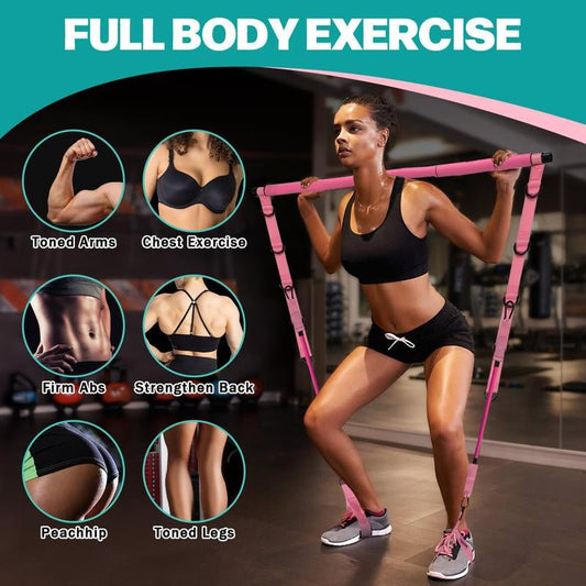 Ultimate Pilates Bar Resistance Bands Kit - FitSpectra