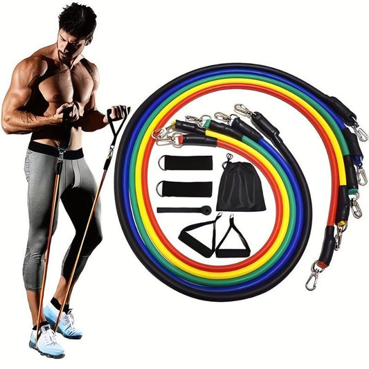Multifunctional Resistance Band Set with Pouch - FitSpectra