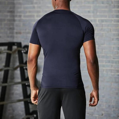 Round Neck Raglan Compression Shirt - FitSpectra