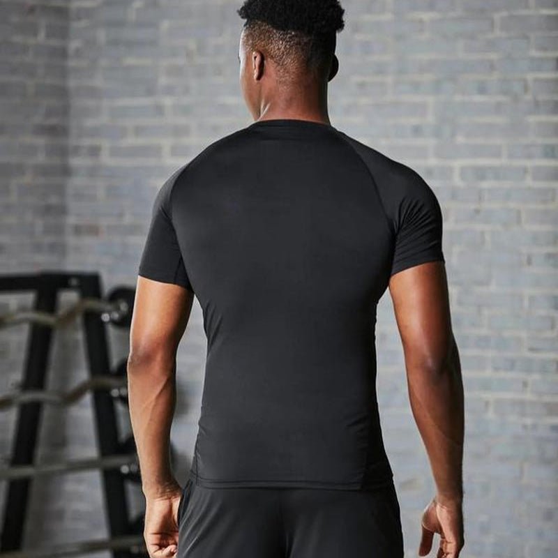 Round Neck Raglan Compression Shirt - FitSpectra