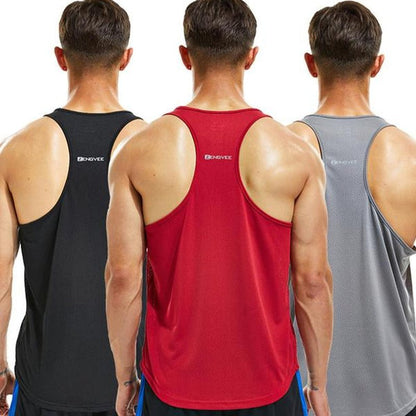 Round Neck Sports Racerback Tank Top - FitSpectra