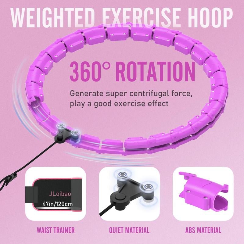 Smart Hula Hoop Set with Weighted Design - FitSpectra