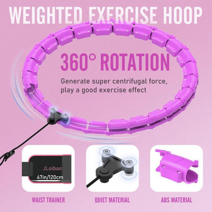 Smart Hula Hoop Set with Weighted Design - FitSpectra