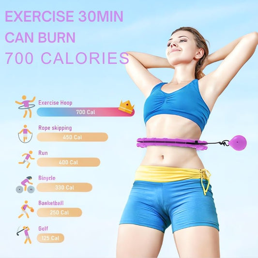 Smart Hula Hoop Set with Weighted Design - FitSpectra