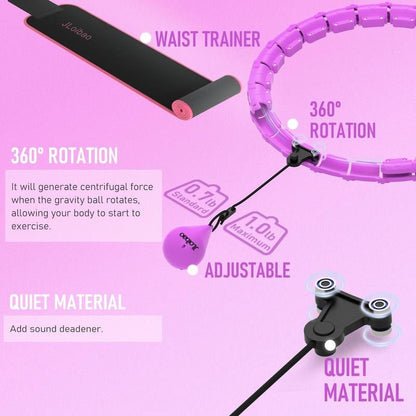 Smart Hula Hoop Set with Weighted Design - FitSpectra