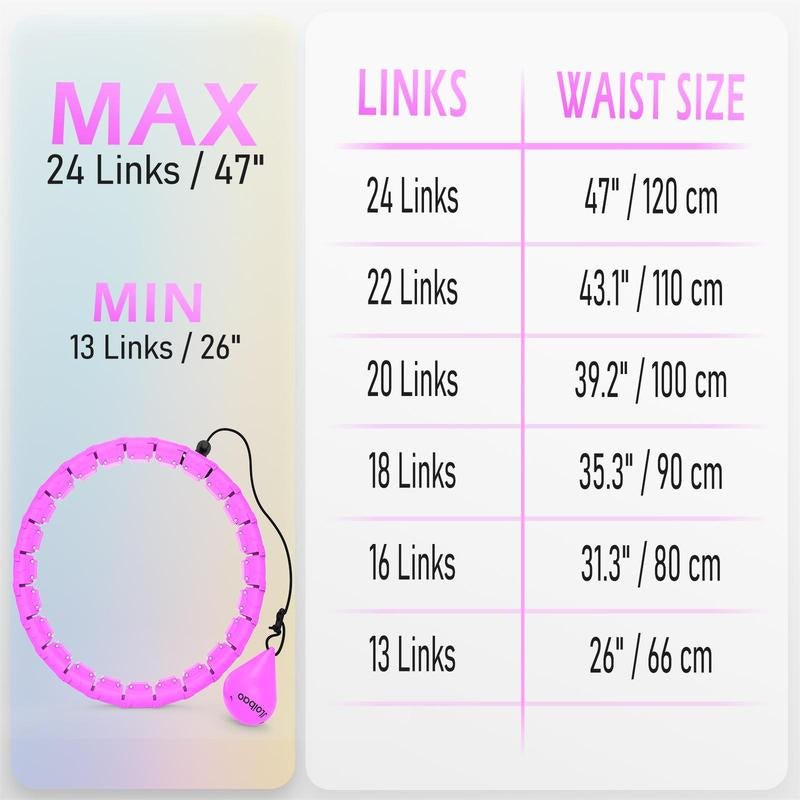 Smart Hula Hoop Set with Weighted Design - FitSpectra