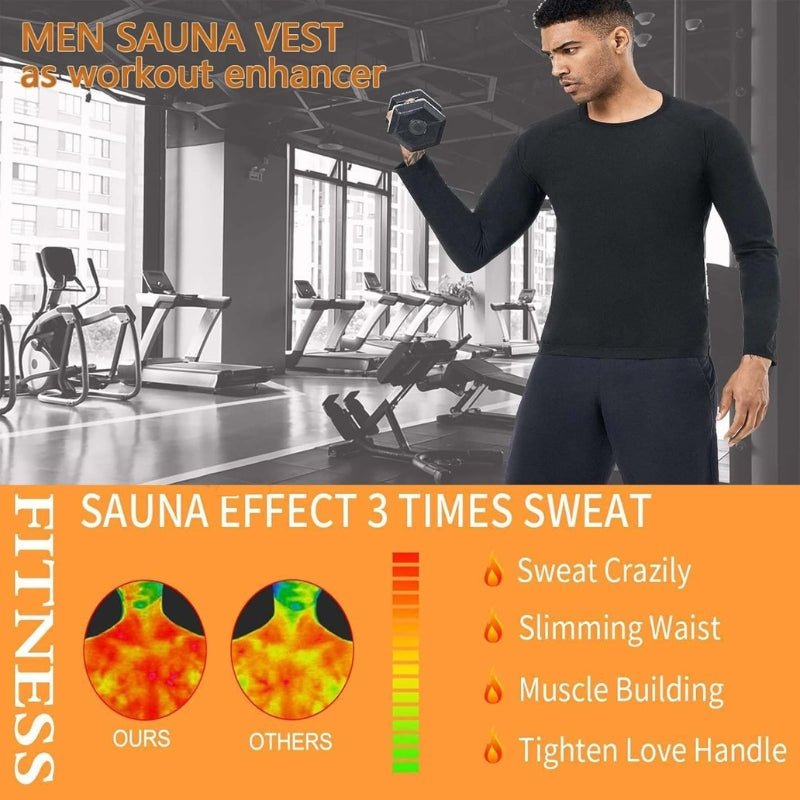 Tracksuits Elastic Waist Sauna Suit Set - FitSpectra