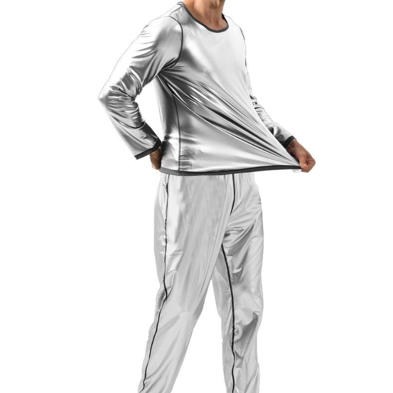 Tracksuits Elastic Waist Sauna Suit Set - FitSpectra