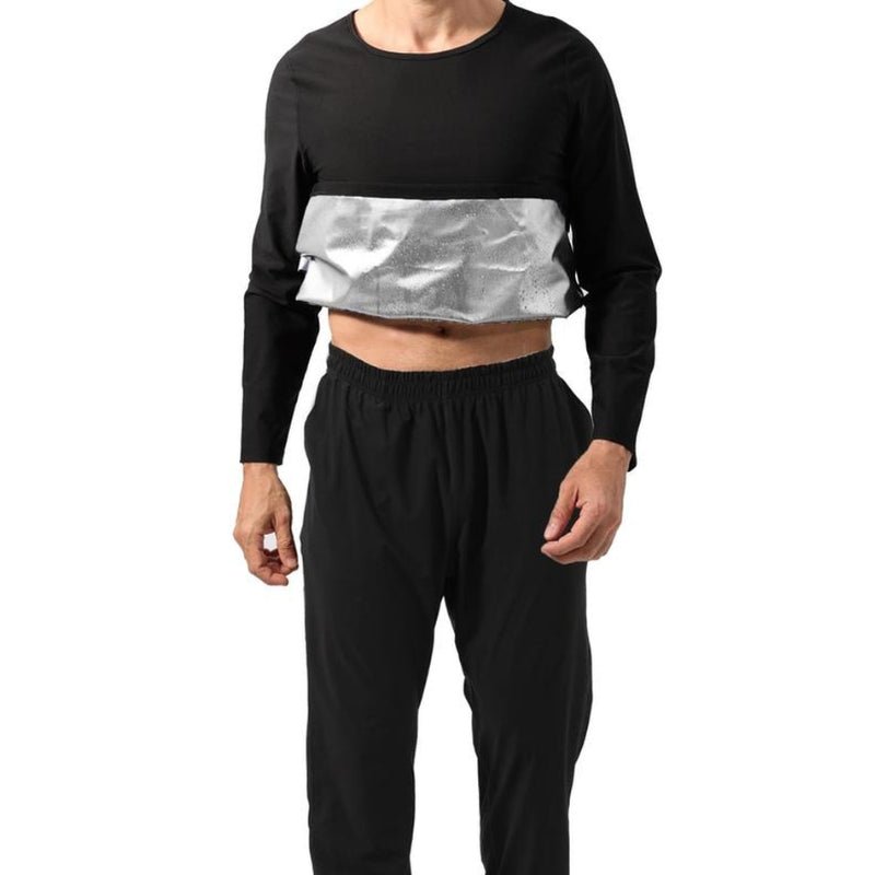 Tracksuits Elastic Waist Sauna Suit Set - FitSpectra